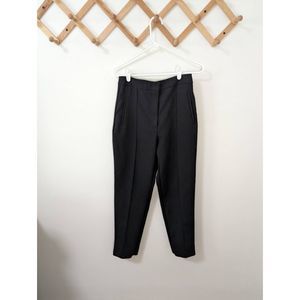 Zara High Waisted Black Slacks Pants - Size M